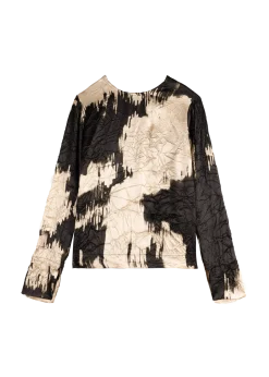 Wrinkle champagne top