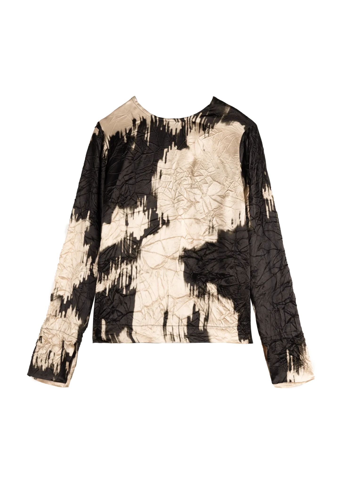 Wrinkle champagne top
